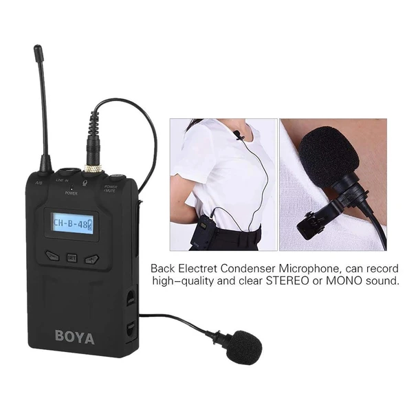 Boya TX8 Pro Kablosuz Mikrofon Vericisi - Resim 3