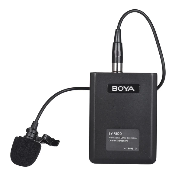 Boya BY-F8OD Çok Yönlü Akustik Vokal Yaka Mikrofon ürün görseli