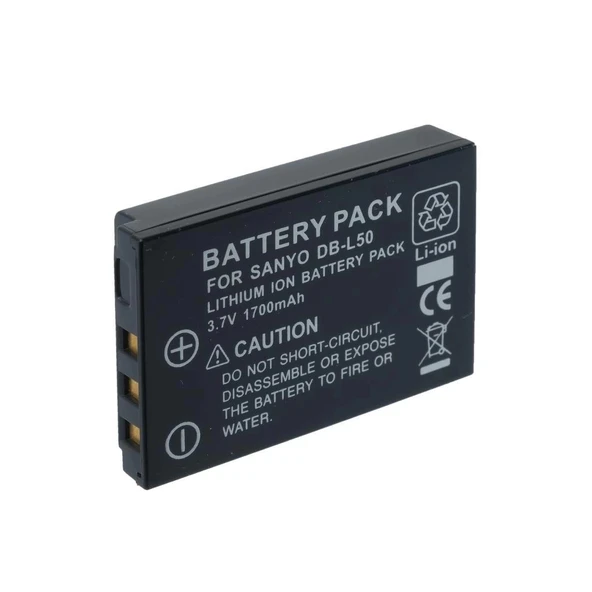 Sanger DB-L50 Sanyo Fotoğraf Makinesi Batarya - Resim 4