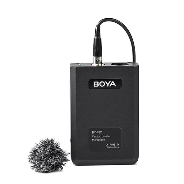Boya BY-F8C Tek Yönlü Akustik Vokal Yaka Mikrofonu - Resim 2