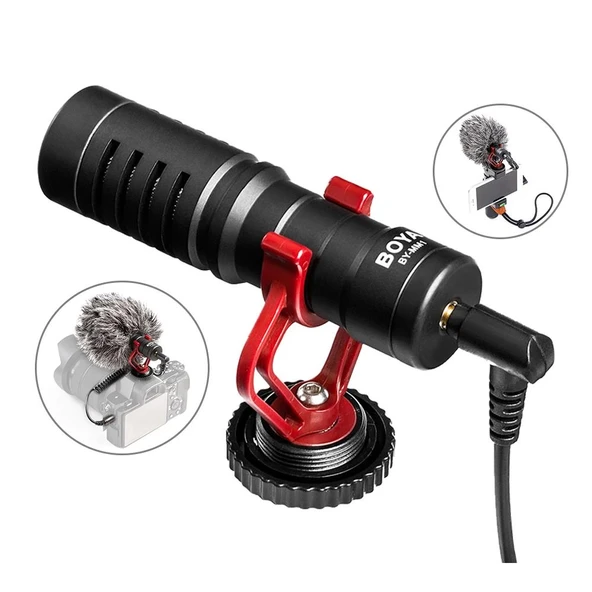 Boya BY-MM1 Condenser Shotgun Mikrofon - Resim 2