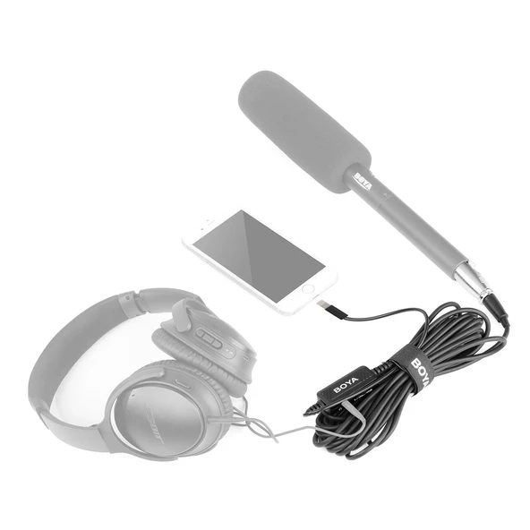 Boya BY-BCA7 XLR Mikrofon Iphone Bağlantı Kablosu - Resim 4