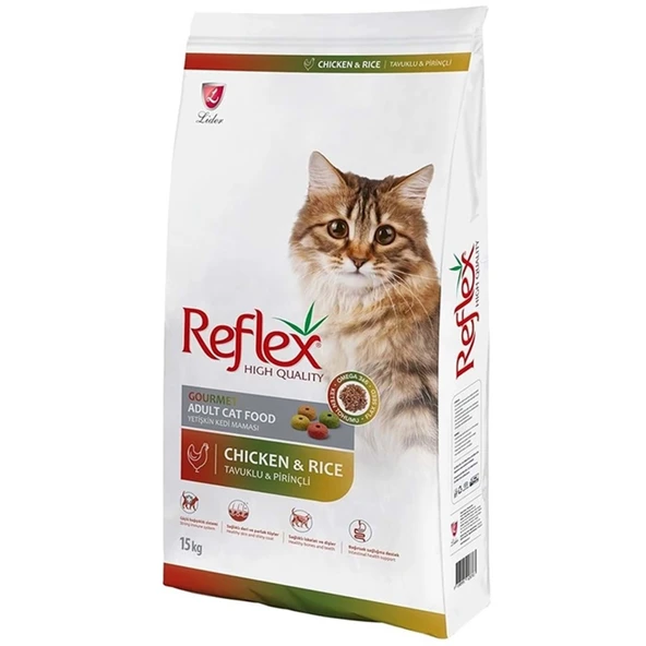 Reflex Multi Color Renkli Taneli Tavuklu Yetişkin Kedi Maması 15 KG ürün görseli