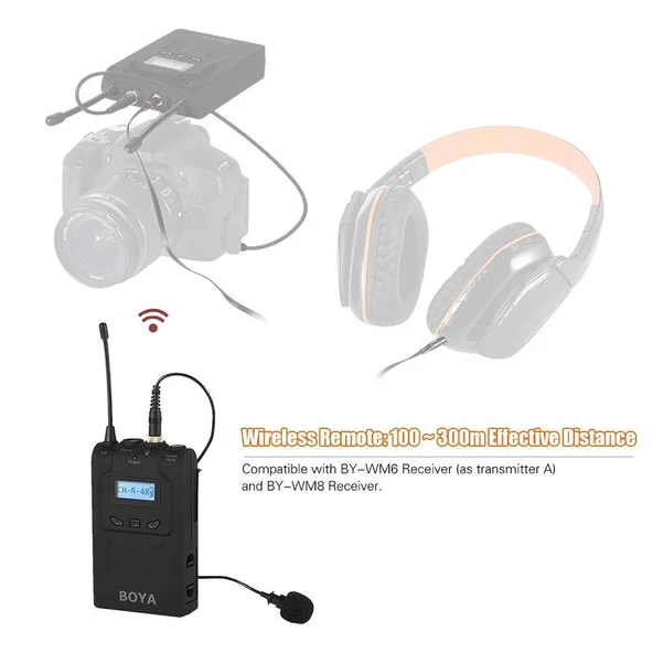 Boya TX8 Pro Kablosuz Mikrofon Vericisi - Resim 2