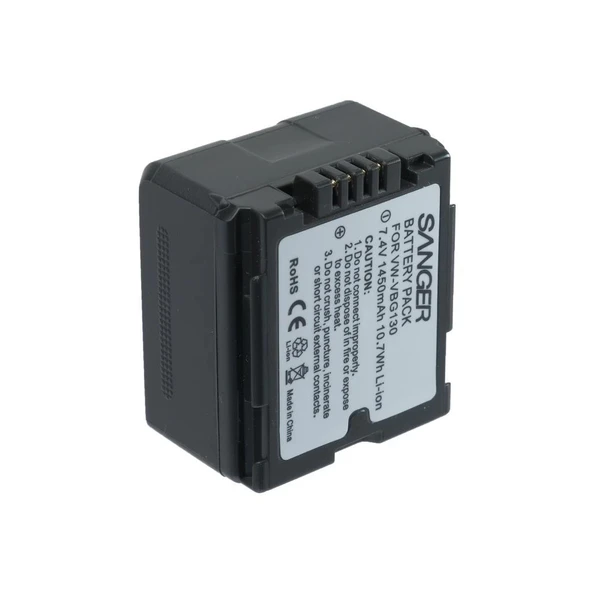 Sanger VW-VBG130 Panasonic Kamera Batarya - Resim 3