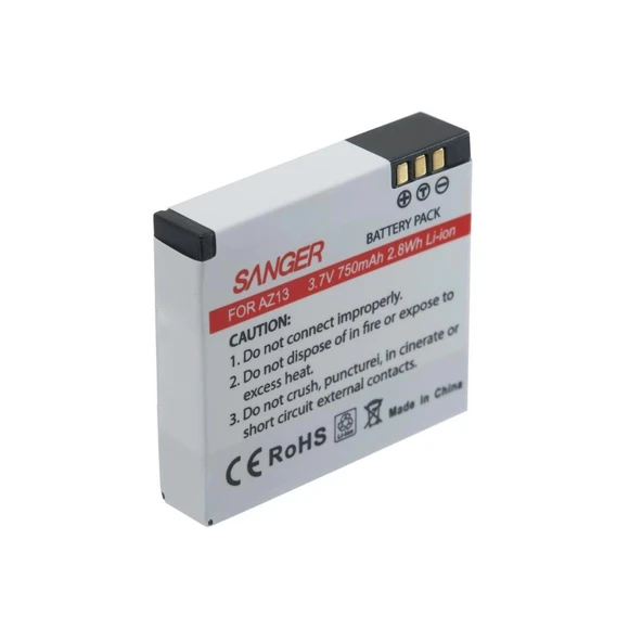 Sanger AZ13 Yi Aksiyon Kamera Batarya - Resim 4