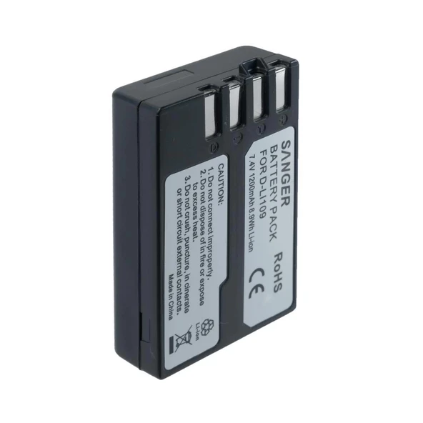 Sanger D-LI109 Pentax Fotoğraf Makinesi Batarya - Resim 3