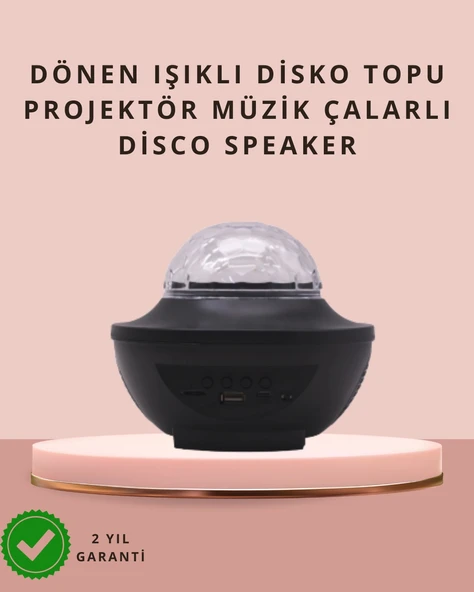 Sesle Aktive Olabilen Uzaktan Kumandalı Ayarlanabilir Galaxy Gece Lambası ürün görseli 1