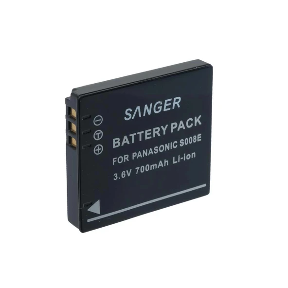 Sanger S008E Panasonic Fotoğraf Makinesi Batarya - Resim 3