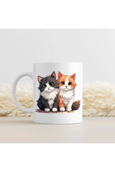 Kedi Model Bardak - Kedili Bardak ürün görseli