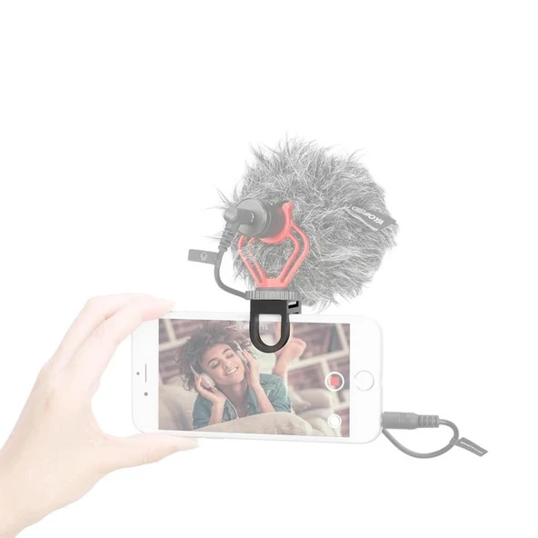Boya BY-C12 Telefon Mini Aksesuar Bağlantı Aparatı - Resim 3