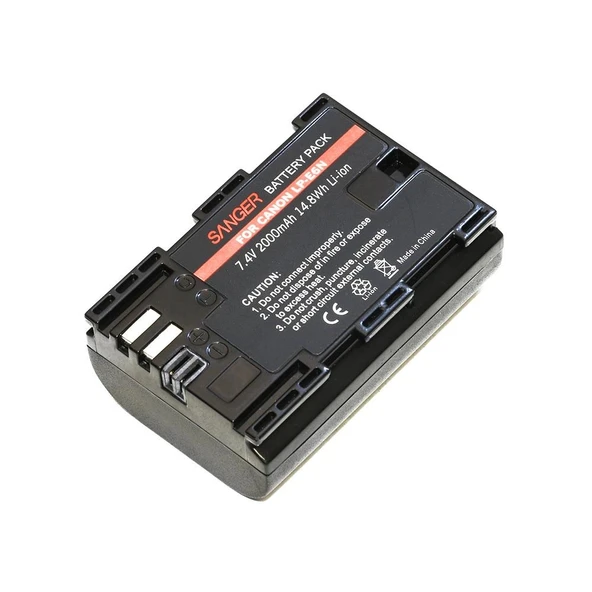 Sanger LP-E6N Canon Fotoğraf Makinesi Batarya - Resim 3