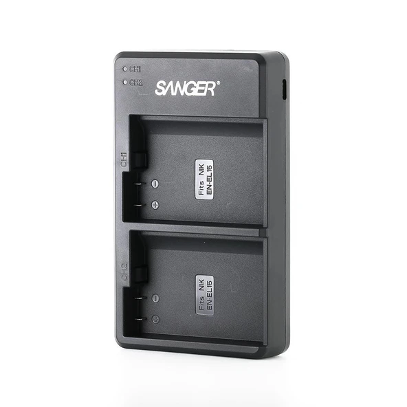 Sanger EN-EL15 Nikon İkili USB Şarj Aleti ürün görseli
