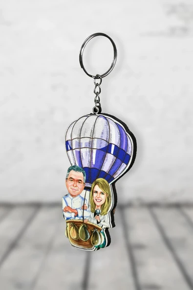 Kişiye Özel Karikatür Tasarım Anahtarlık ürün görseli