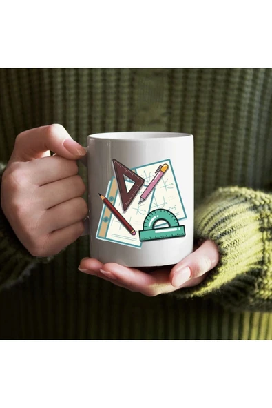 Öğretmenler Günü Bardağı - Matematik Öğretmeni Bardağı