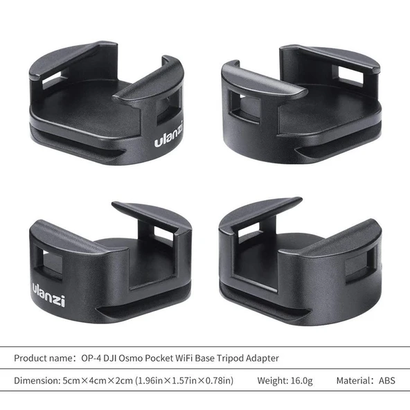 Ulanzi OP-4 Osmo Pocket Wifi İçin Tripod Aparatı - Resim 3