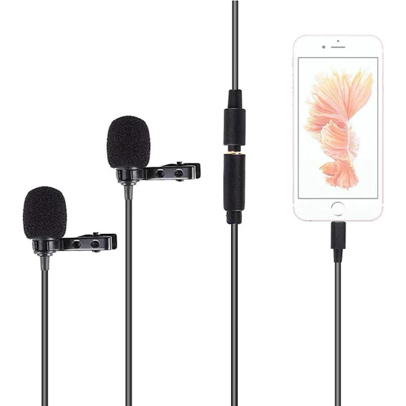 Boya BY-M2D Lisanslı Iphone İkili Yaka Mikrofonu - Resim 4