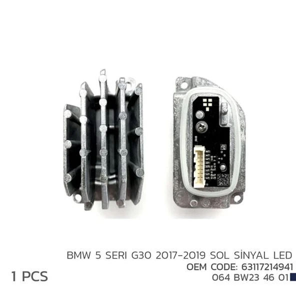 BMW 5 G30 2017-2019 SOL SİNYL LED MODL 63117214941 63117214941 ürün görseli