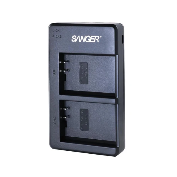 Sanger LP-E10 Canon İkili USB Şarj Aleti ürün görseli
