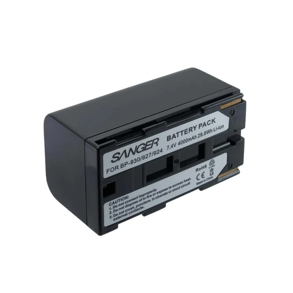 Sanger BP-930 Canon Kamera Batarya - Resim 3