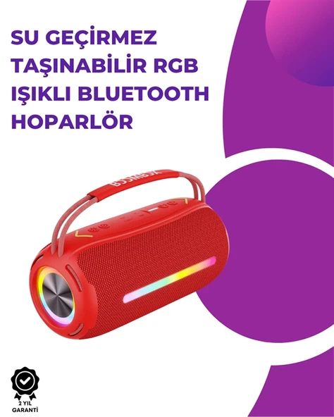 Bluetooth Kablosuz Hoparlör – Taşınabilir, Güçlü Ses ürün görseli