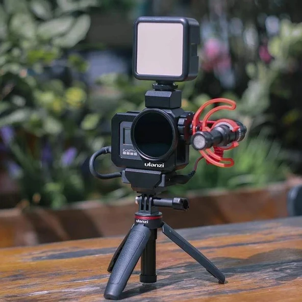 Ulanzi G8-5 Gopro Hero 8 Vlog Case Metal Çerçeve - Resim 4