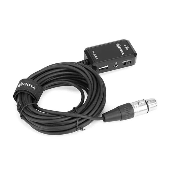 Boya BY-BCA70 48V Phantom Mobil XLR Mikrofon Kablo - Resim 3