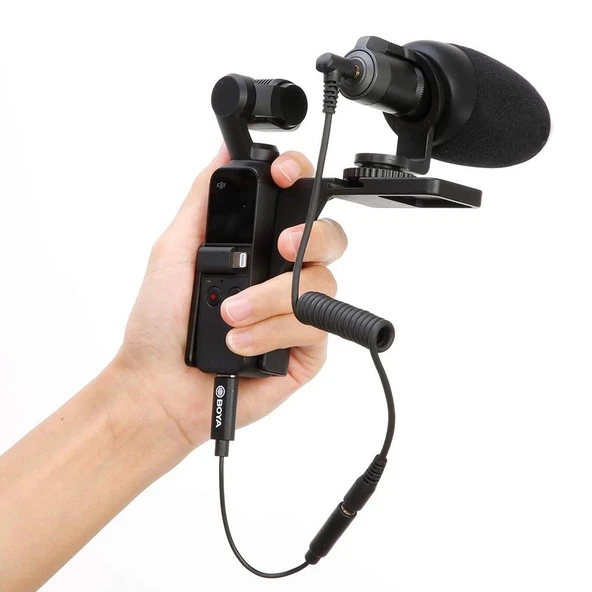 Boya BY-K6 Dji Osmo Pocket Mikrofon Adaptörü - Resim 3