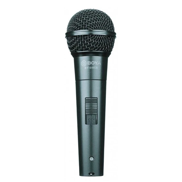 Boya BY-BM58 Cardioid Dinamik Vokal Mikrofonu ürün görseli