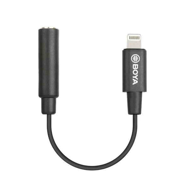 Boya BY-K3 Apple Lightning 3.5mm Ses Çevirici - Resim 2