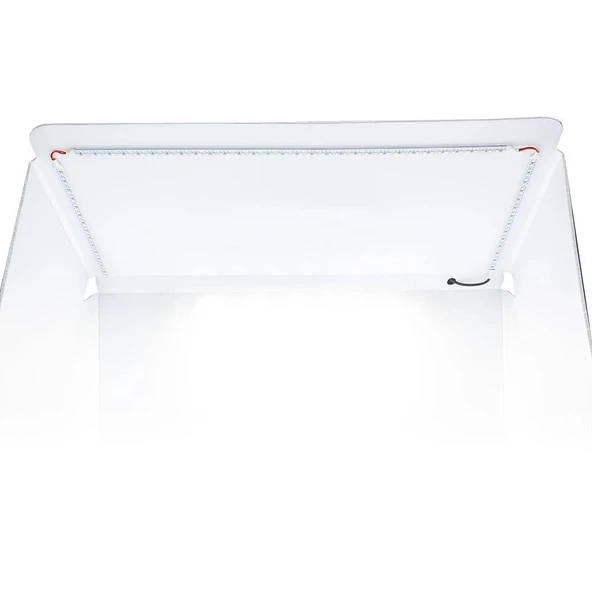 Sanger Portatif 3 Ledli Ürün Çekim Çadırı 60x60cm - Resim 2