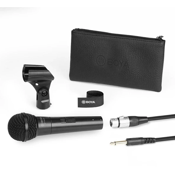Boya BY-BM58 Cardioid Dinamik Vokal Mikrofonu - Resim 3
