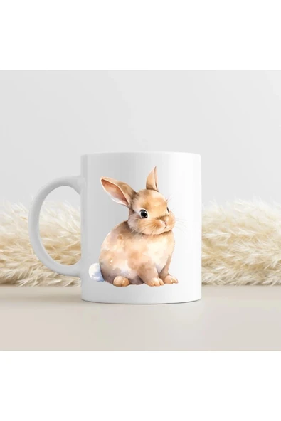 Tavşan Model Bardak - Tavşanlı Bardak ürün görseli