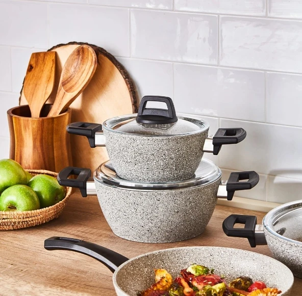 Emsan Brıght 7 Parça Granit Tencere Seti - 2