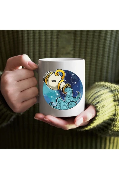 Kova Burcu Bardak - Kova Bardağı ürün görseli