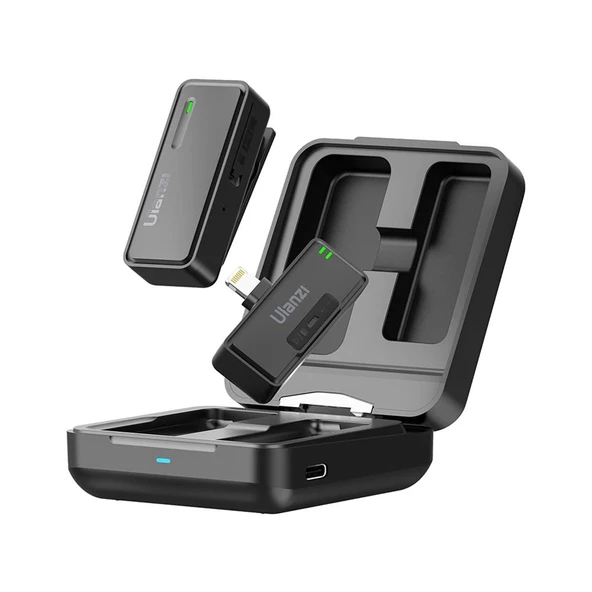 Ulanzi UW-MIC Kablosuz Kayıt Yaka Mikrofonu - Lightning - Resim 2