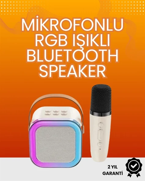 Yüksek Performanslı Kablosuz Karaoke Hoparlör ürün görseli 1