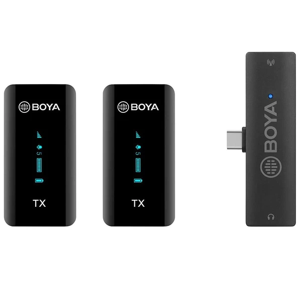 Boya BY-XM6 S6 İkili Kablosuz Yaka Mikrofonu - Type-C ürün görseli