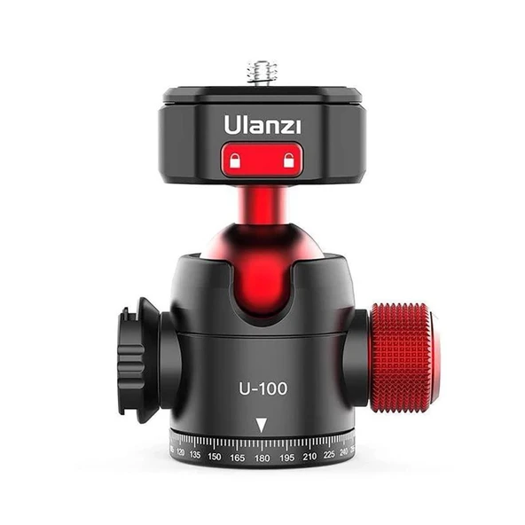 Ulanzi U-100 Pratik Ball Head Tripod Kafa - Resim 2