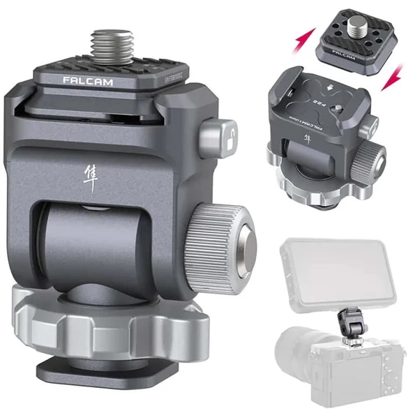 Falcam F22 Quick Release Cold Shoe Monitör Montajı - Resim 2