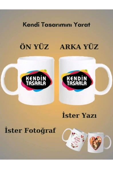 Kişiye Özel Bardak - Resimli Bardak - Yazılı Bardak - Özel Tasarım Bardak