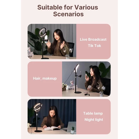 Vijim K6 7'' Led Ring Işık Seti - Resim 2