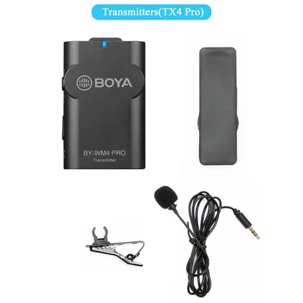 Boya BY-WM4 Pro TX Kablosuz Mikrofon Vericisi - Resim 2