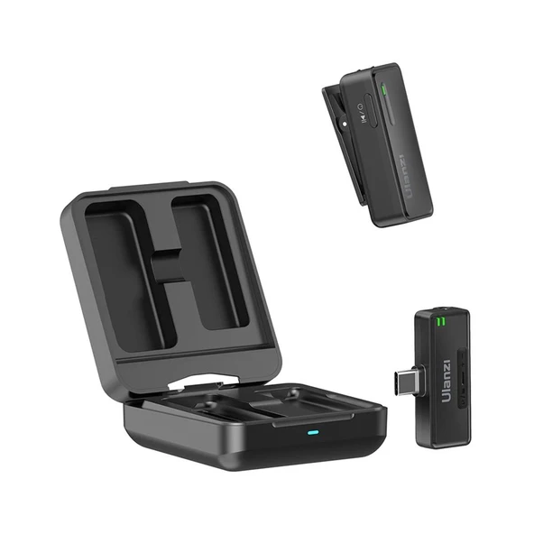 Ulanzi UW-MIC Kablosuz Kayıt Yaka Mikrofonu - Type-C - Resim 3