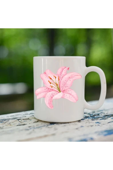 Lilyum Çiçeği Model Bardak - Lilyum Çiçeği Bardağı ürün görseli