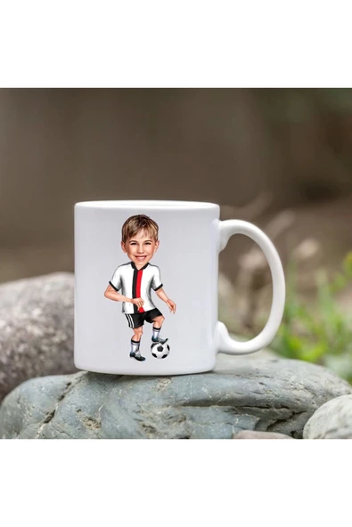 Kişiye Özel Bardak - Karikatür Bardak - Siyah Beyaz Bardak ürün görseli