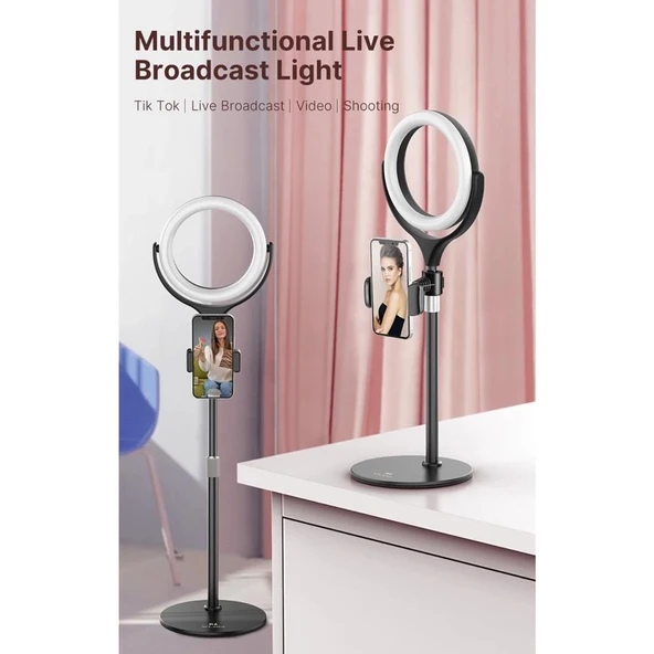 Vijim K6 7'' Led Ring Işık Seti - Resim 3