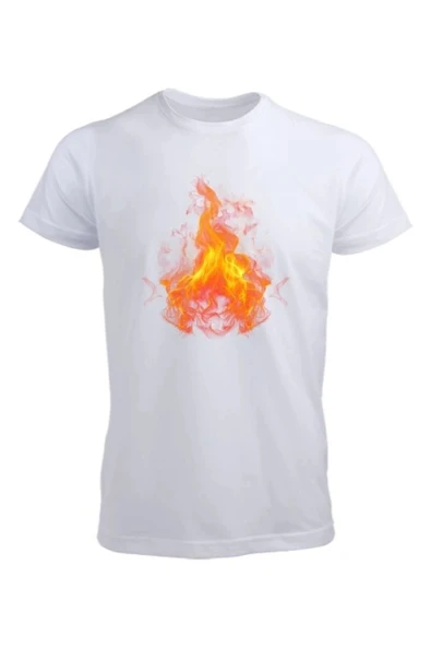 Ateş Tasarımlı Tişört ürün görseli