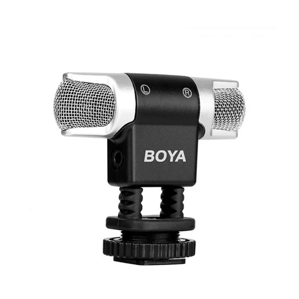Boya BY-MM3 Çift Kafa Mini Stereo Mikrofon ürün görseli