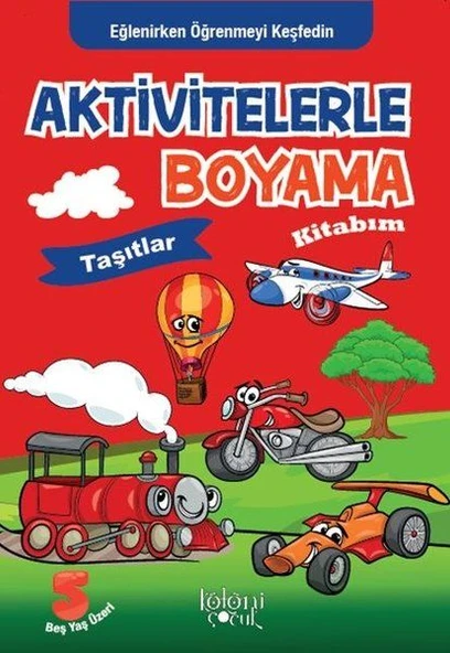 Taşıtlar - Aktivitelerle Boyama Kitabım ürün görseli